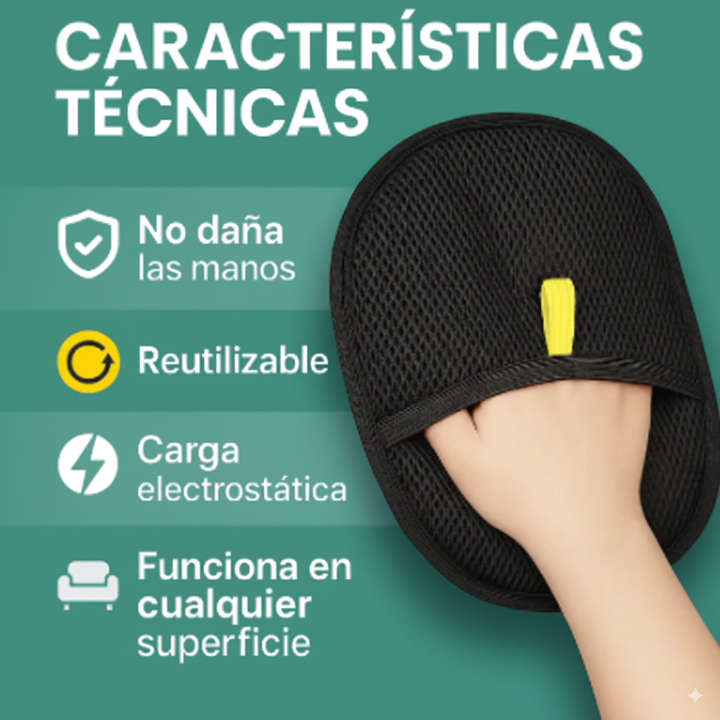 Oferta 2x1 Guante Quitapelos & Antimotas™: Lo que más molesta, ¡por fin resuelto!