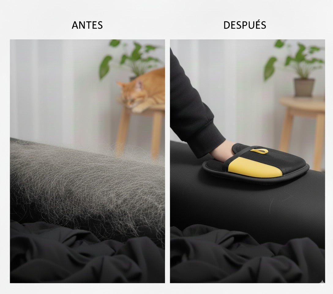 Oferta 2x1 Guante Quitapelos & Antimotas™: Lo que más molesta, ¡por fin resuelto!