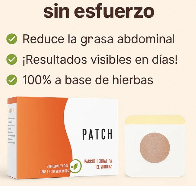 Slim Patch x 30™: Tu aliado diario para un abdomen ligero.