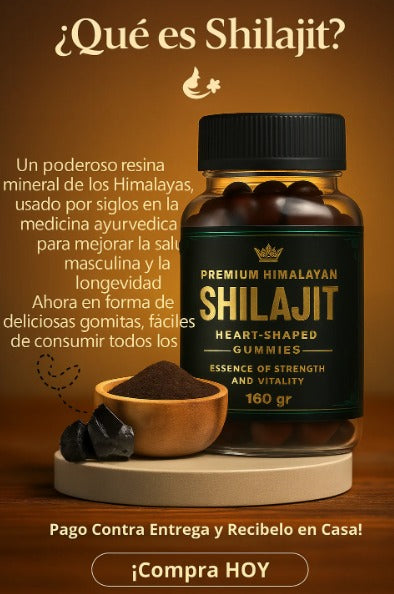 Gomas Shilajit®: Más vitalidad, más enfoque, más vida.