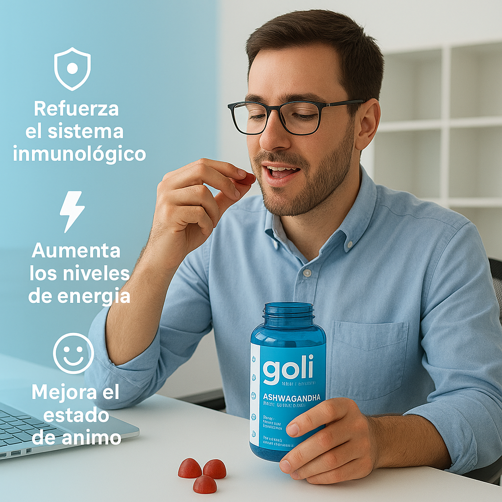 Goli Gomas con Ashwagandha – Adiós al estrés.