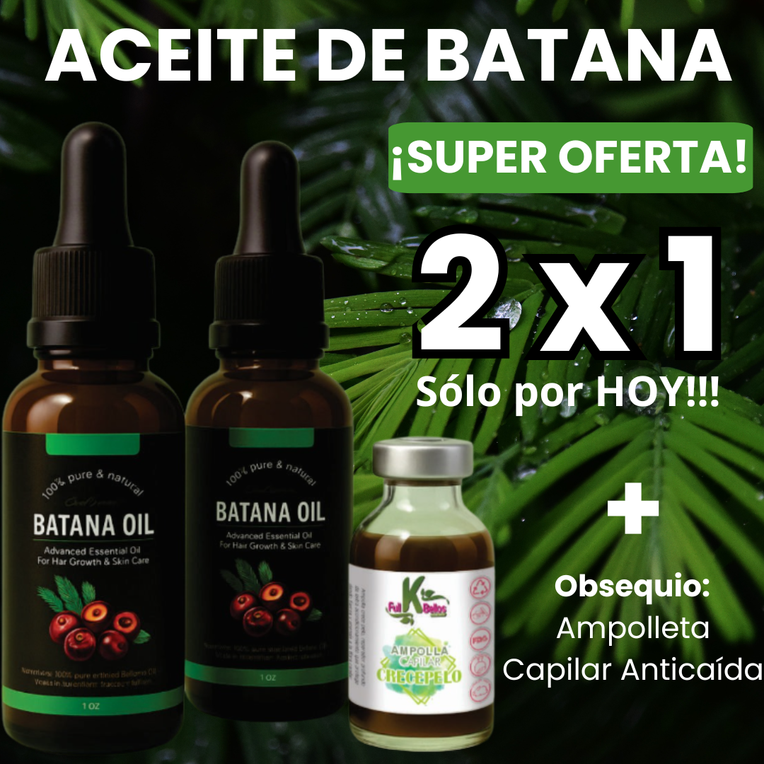 Oferta 2×1 Aceite de Batana Oil® + Obsequio premium 🎁