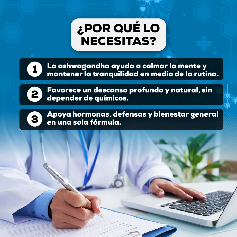 Goli Gomas con Ashwagandha – Adiós al estrés.