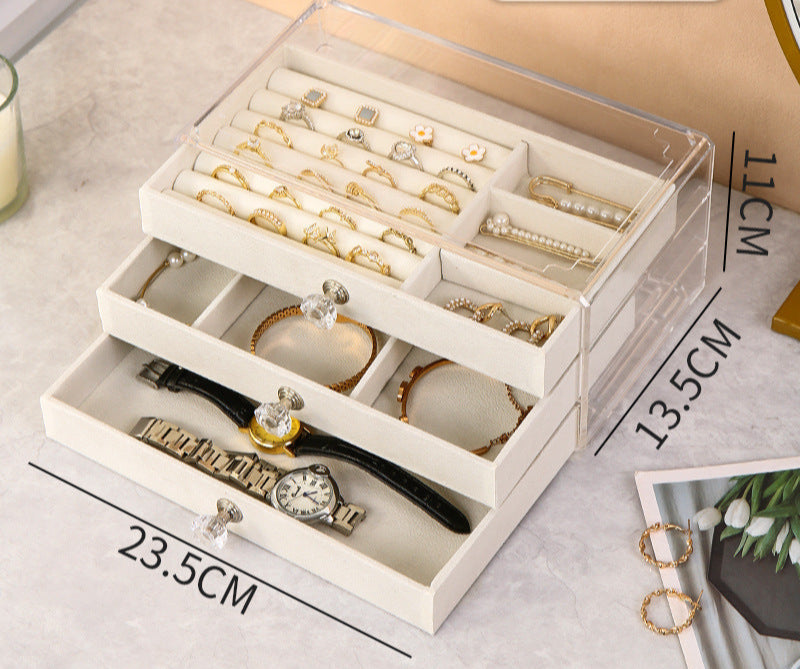 Joyero Organizador 3 Niveles®: Ordena y Protege tus Joyas con Estilo